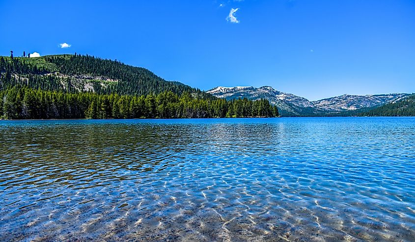 Beautiful Donner Lake in Truckee, California