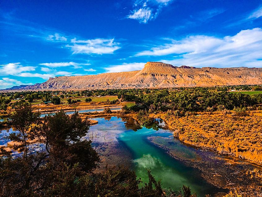 Colorado River at Grand Mesa