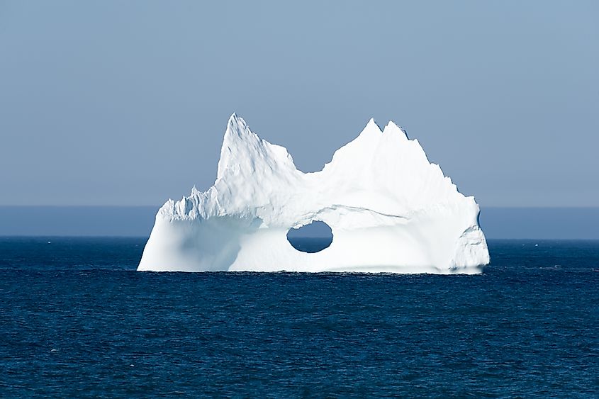 Айсберг в Баффиновом заливе.