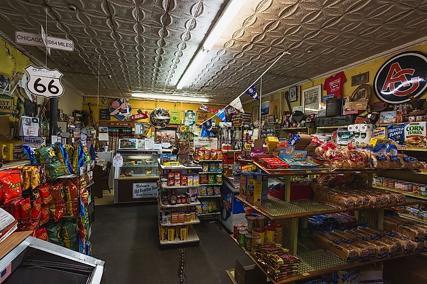 Inside Nelson's Old Riverton Store.