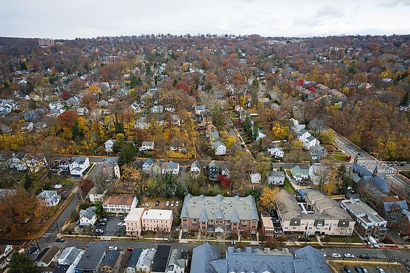 South Orange, New Jersey, in fall.