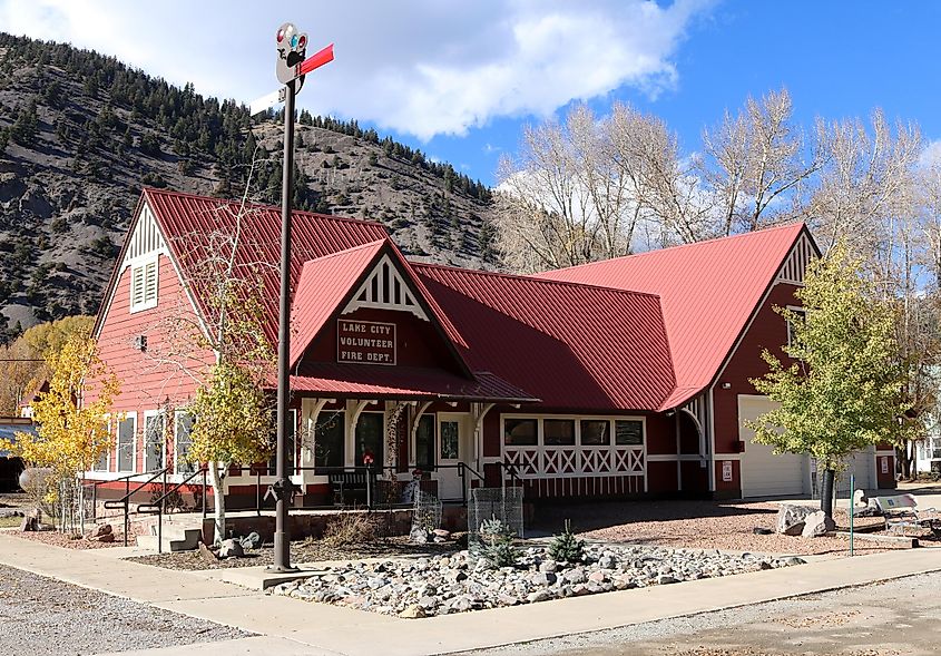 The headquarters of the Lake City Volunteer Fire Department, situated at 131 North Henson Street, stands as a symbol of community service and safety in the area.