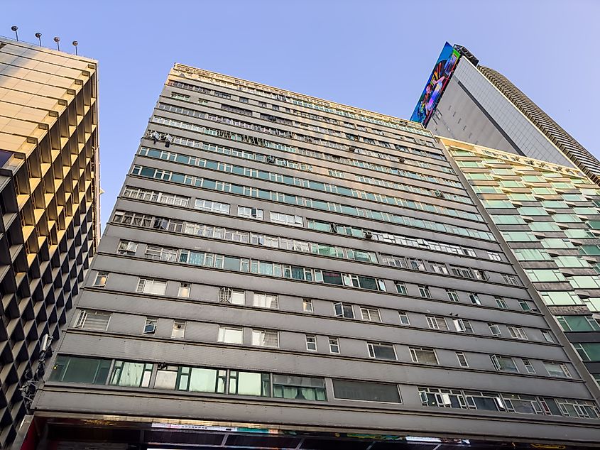 Beautiful view of the Chungking mansions.