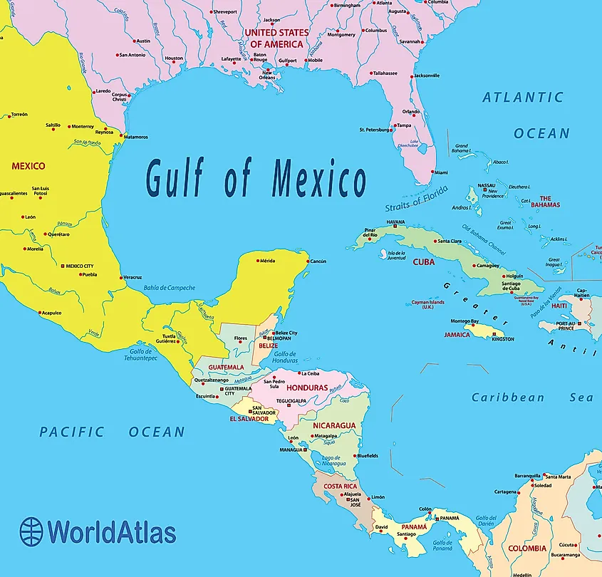 Gulf of Mexico Map