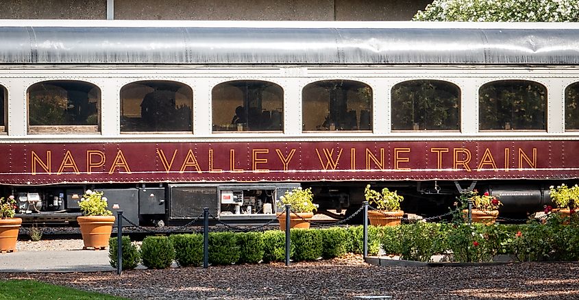 Saint Helena, California.  Editorial credit: David A Litman / Shutterstock.com