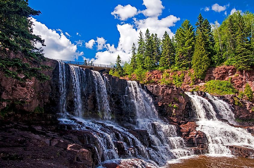 Gooseberry Falls on Minnesota's North Shore Drive.