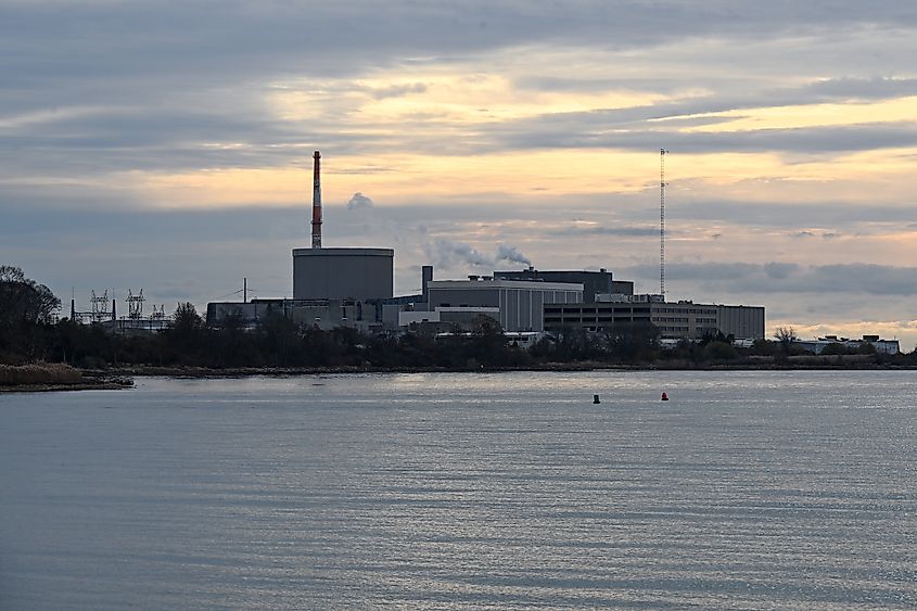 The Millstone Nuclear Power Plant in Waterford, Connecticut.