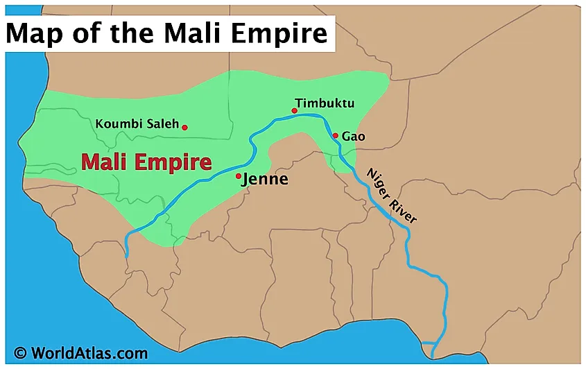 Mali Empire map