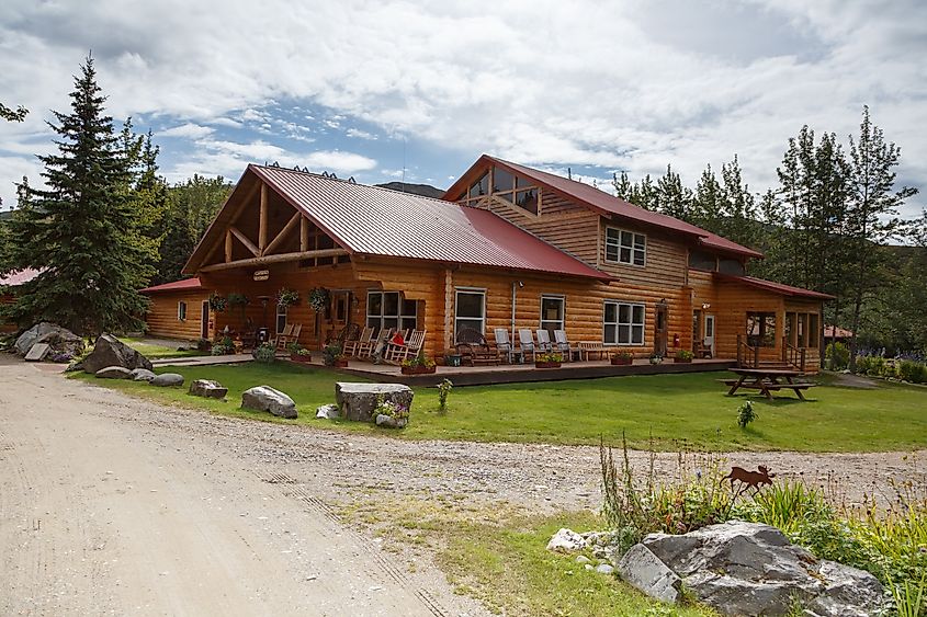 Kantishna Roadhouse at Denali National Park, Alaska.