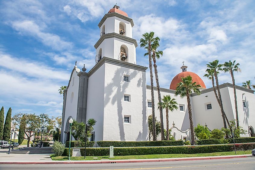 Mission Basilica San Juan Capistrano in San Juan Capistrano, California