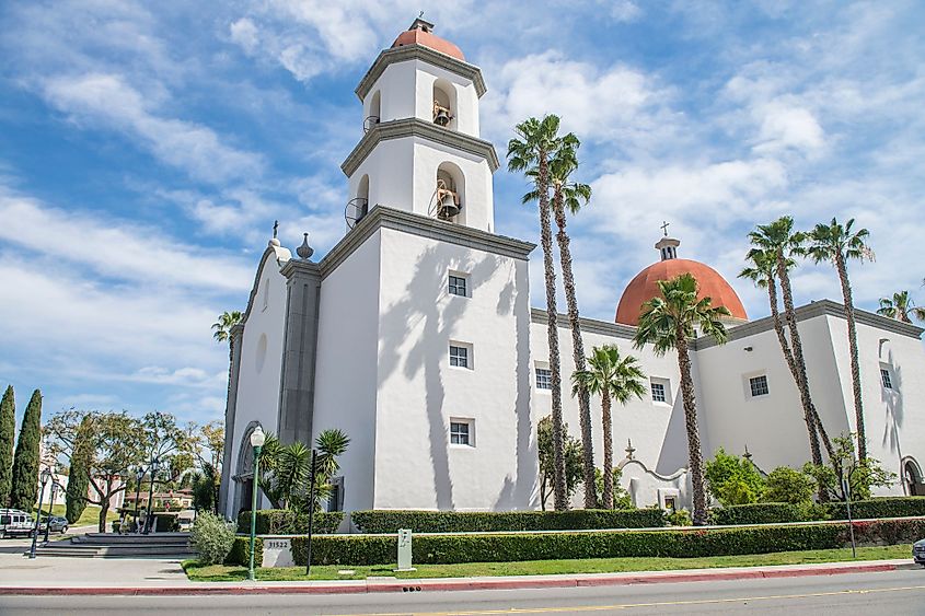 Mission Basilica in San Juan Capistrano, California