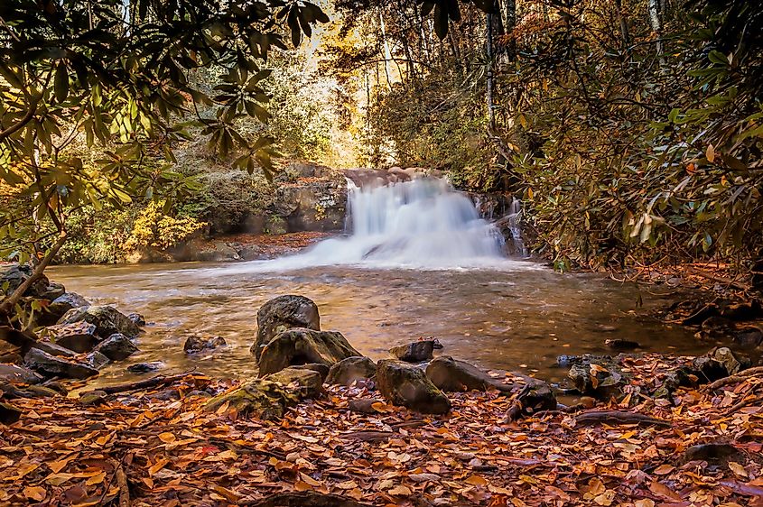 Hemlock Falls in Moccasin Creek State Park, Georgia.