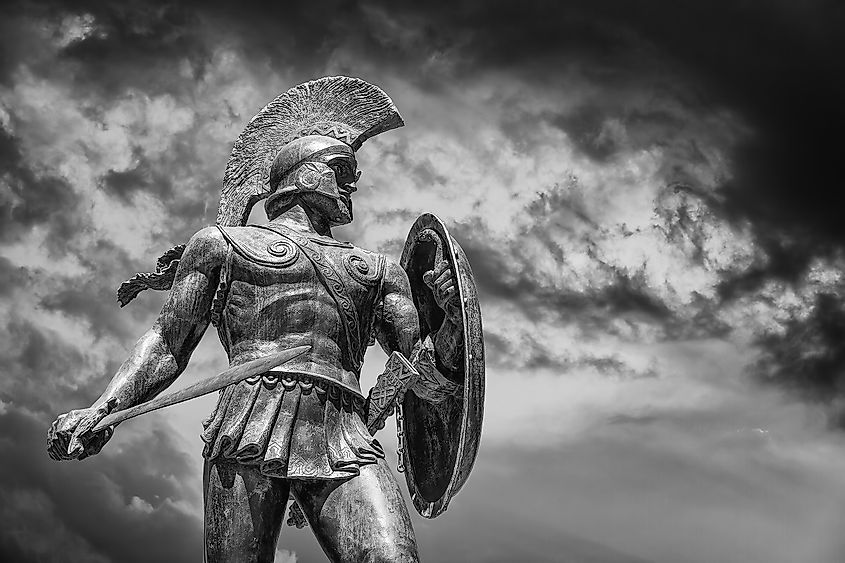 Statue of Leonidas King of Sparta