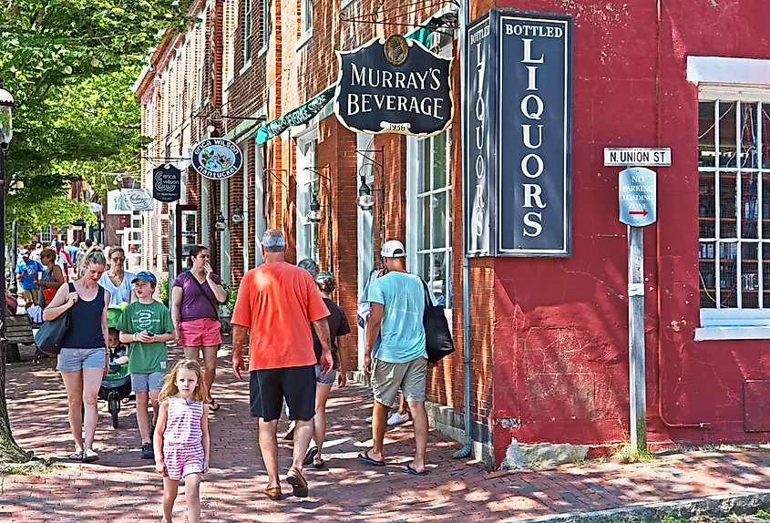 Main Street in Nantucket, Massachusetts
