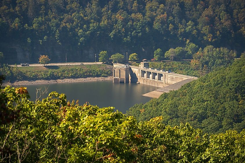 The Kinzua Dam Allegheny National Forest Pennsylvania