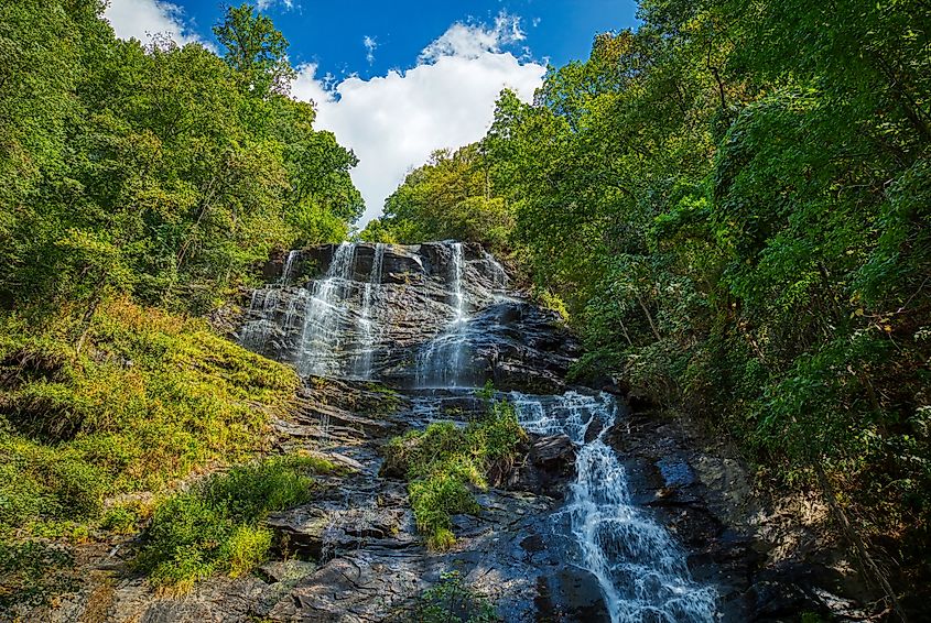 Amicalola Falls State Park in Dawsonville, Georgia. 