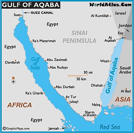 where is aqaba located