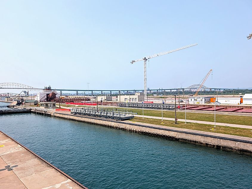 Soo Locks Sault Ste Marie Michigan USA