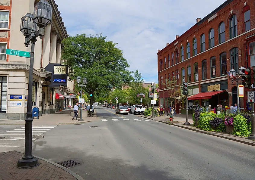 Main street Oneonta, New York