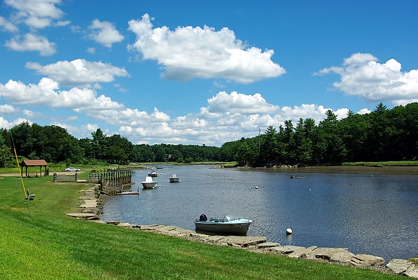 Oyster River in Durham, New Hampshire