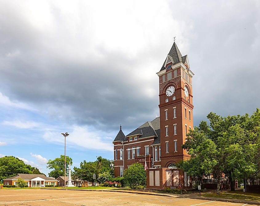 The Historic Clark County Courthouse in Arkadelphia, Arkansas.