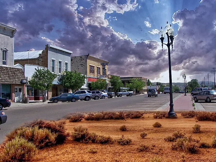 Downtown Rock Springs, Wyoming.