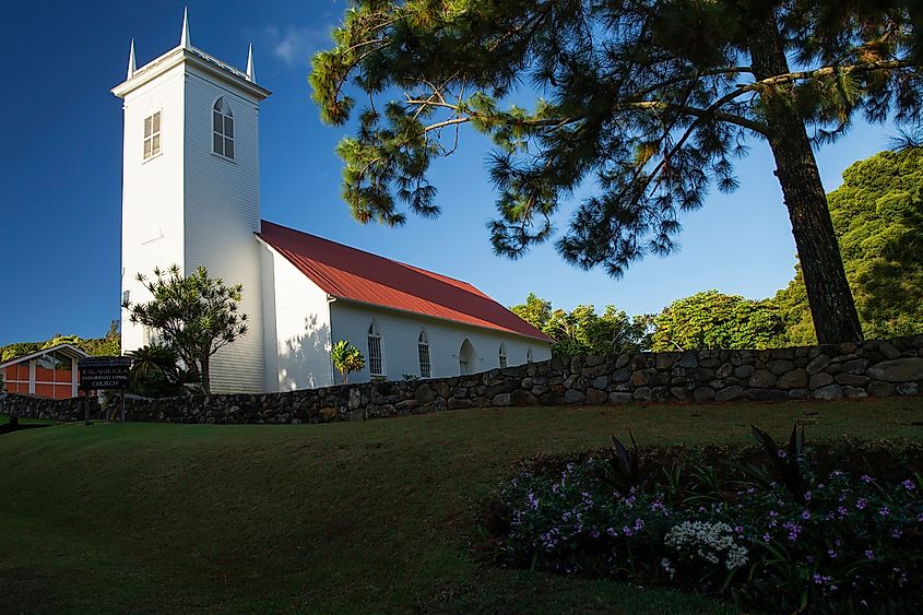 Kalahikiola Congregational Church in Kapaau, Hawaii.