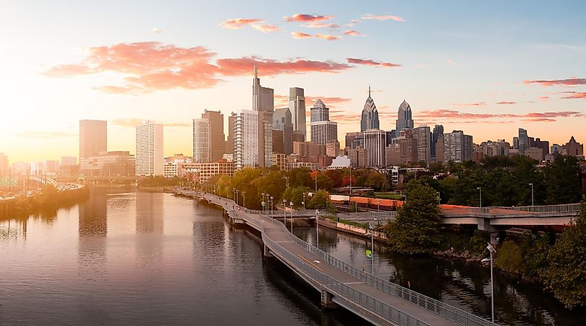 Panoramic view of Philadelphia