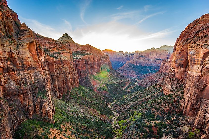 Amazing view of Zion National Park, Utah