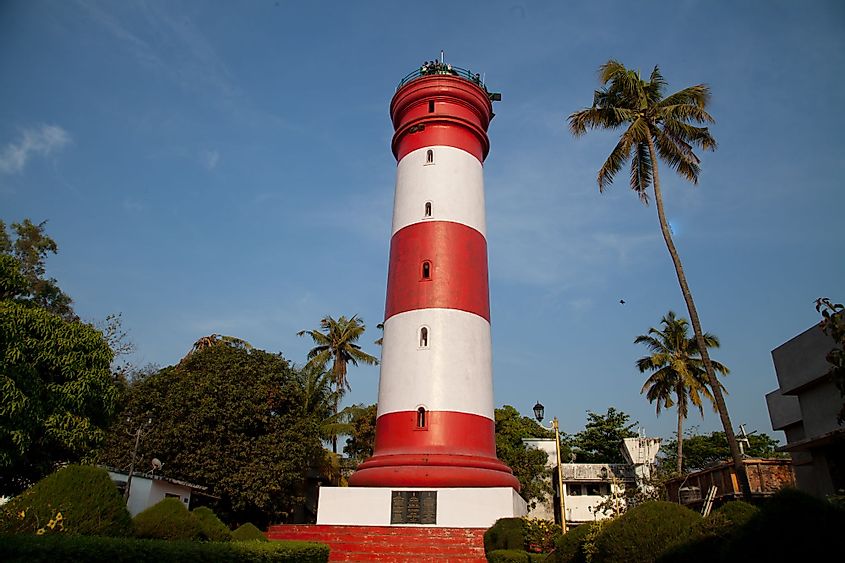 Alappuzha Lighthouse, Alappuzha, Kerala, India.