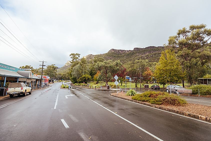 The serene settings of Halls Gap in the Grampians region of Victoria, Australia.