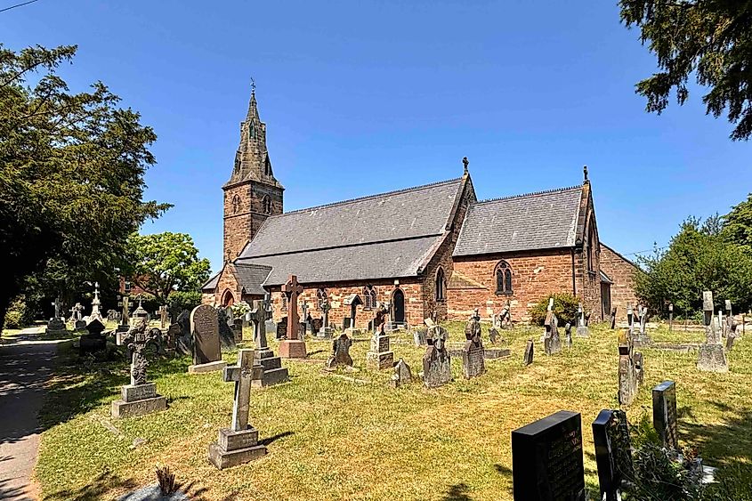 St Mary's Catholic Church in Brewood. Image credit: Bryan Dearsley