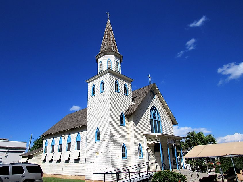 Immaculate Conception Catholic Church in ʻEwa, Hawaii