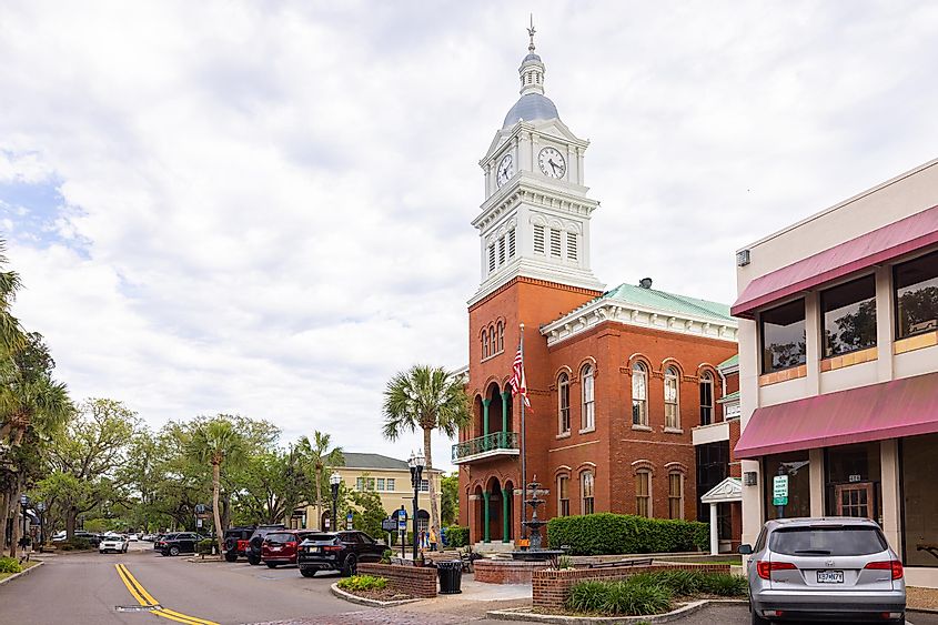 Historic buildings in Fernandina Beach, Florida