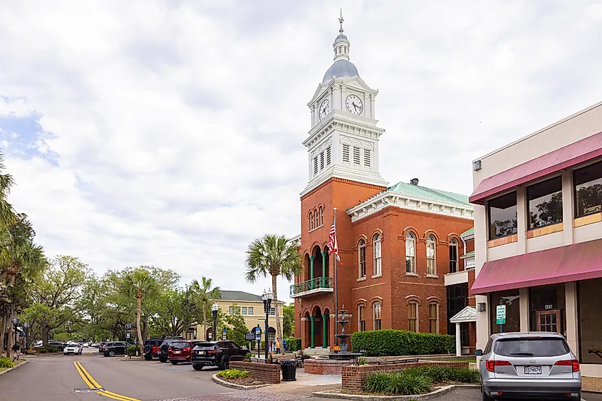 Historic buildings in Fernandina Beach, Florida