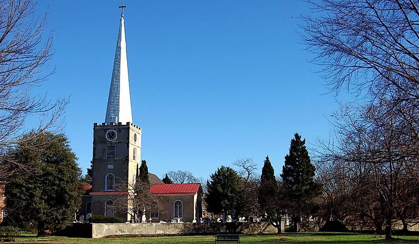 Immanuel Episcopal Church in New Castle, Delaware