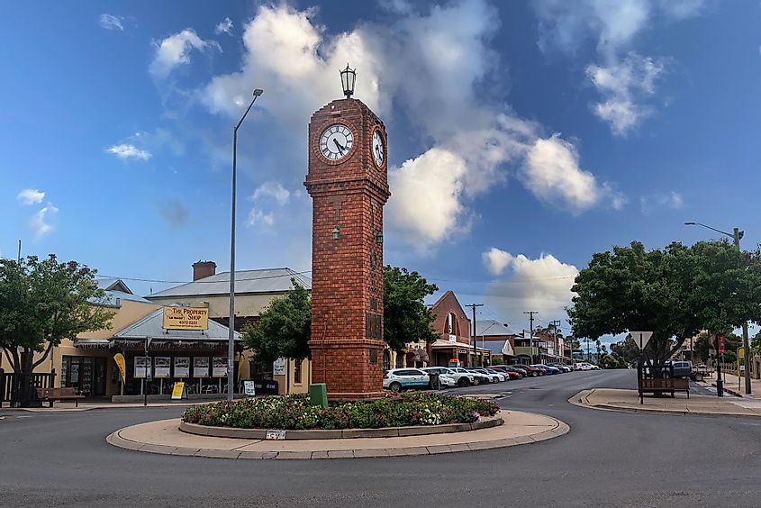 Town center in Mudgee, New South Wales