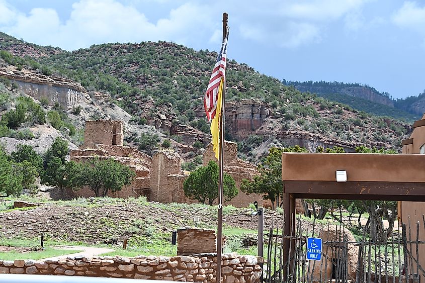 Jemez Historic Site in Jemez Springs, New Mexico