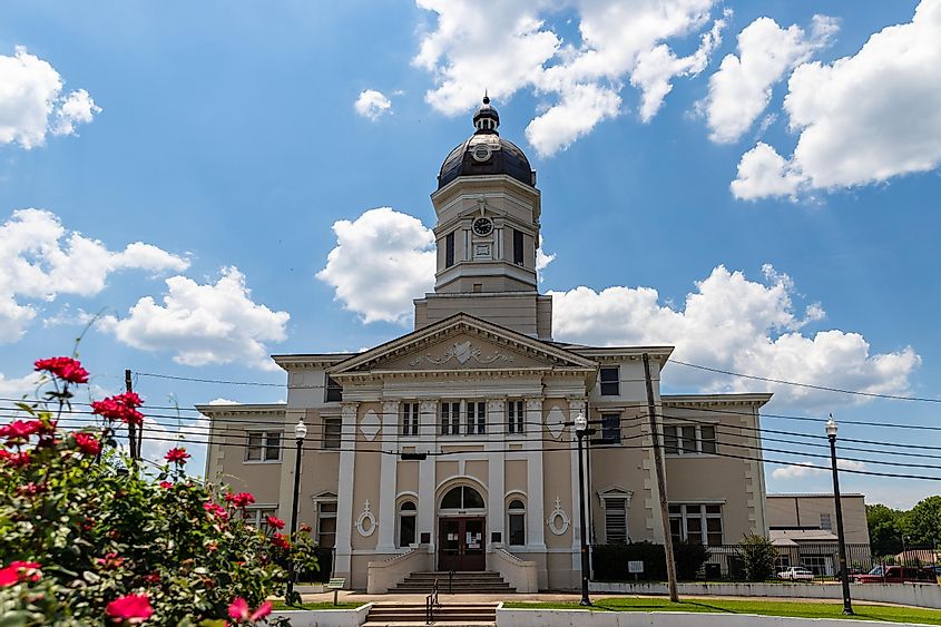  Madison County Courthouse in Canton Mississippi USA