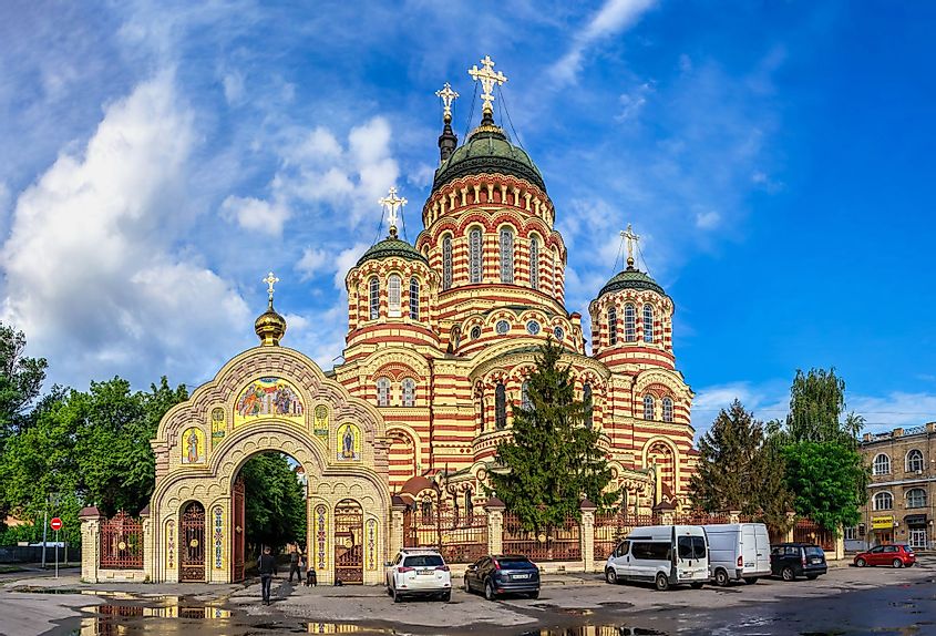 Holy Annunciation Orthodox Cathedral in Kharkiv, Ukraine