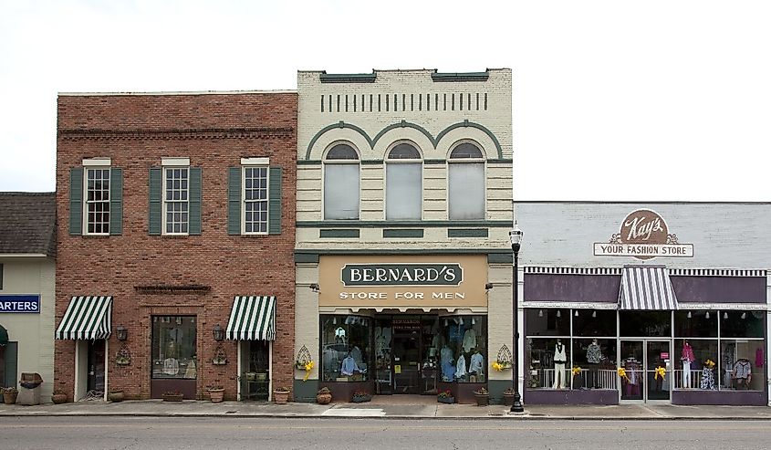 Downtown Jasper, Alabama.