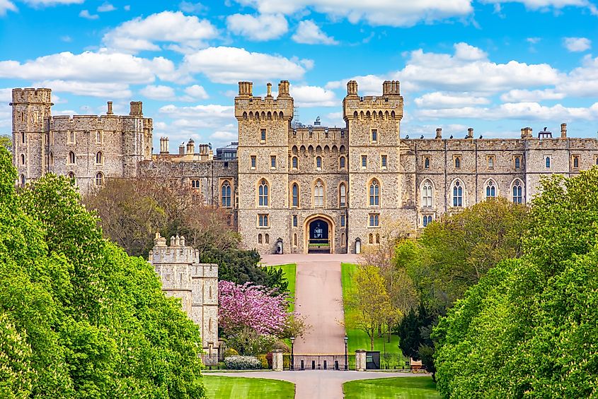Windsor castle in London suburbs, UK
