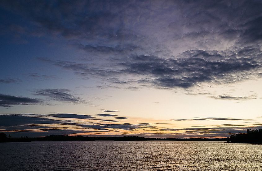 Shagawa Lake near Ely, Minnesota.