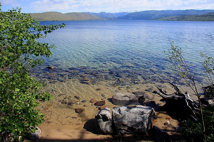 The Fremont Lake near Pinedale, Wyoming.