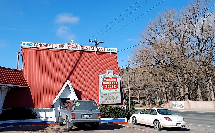 Uncle Sam's Pancake House in Manitou Springs, Colorado.