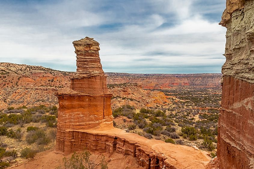 The spectacular Palo Duro Canyon in Texas.