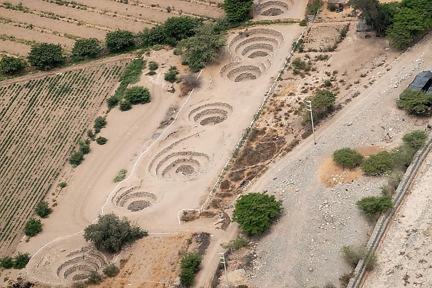 The Puquios Wells near Nazca, Peru.