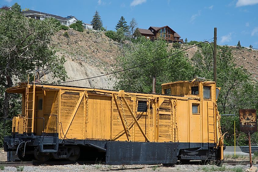 Train for a mine in Helper, Utah (USA).