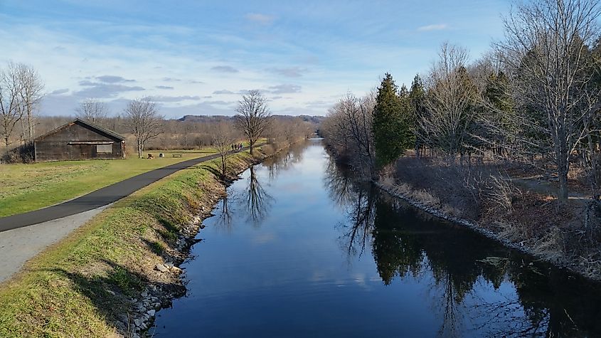 Old Erie Canal State Historic Park at Cedar Bay Park in DeWitt.