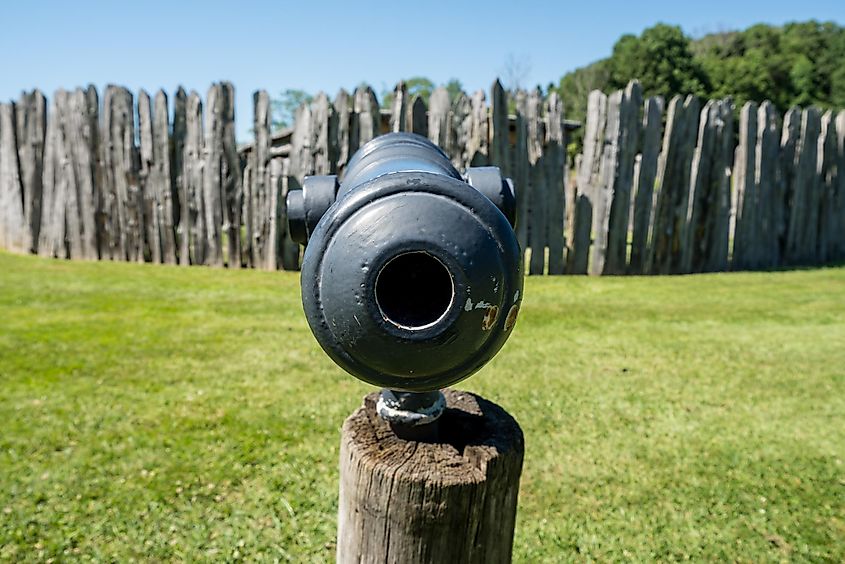 Fort Necessity National Battlefield in Farmington, Pennsylvania.